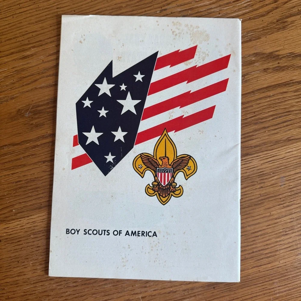 Vintage 1973 Boy Scouts of America BSA Your Flag Booklet ISBN 0-8395-3188-5